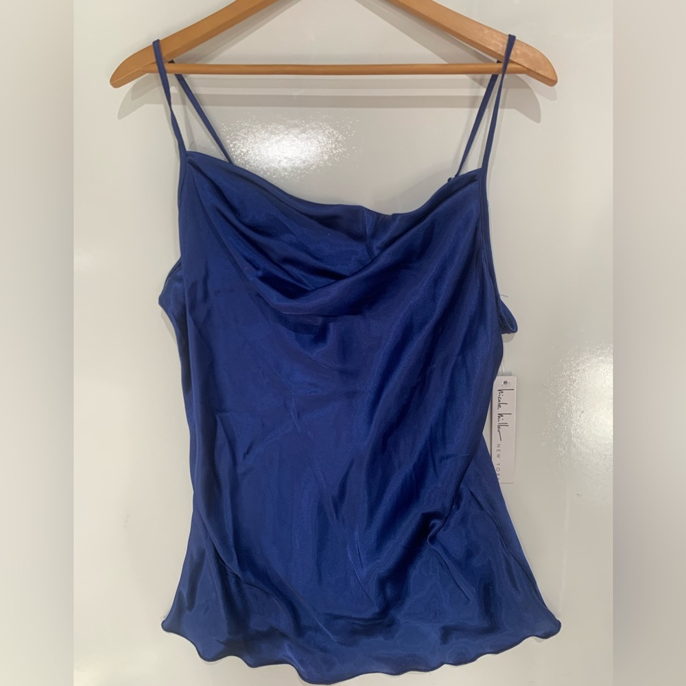 Nicole Miller Satin Draped Front Camisole NWT – Women’s Size L